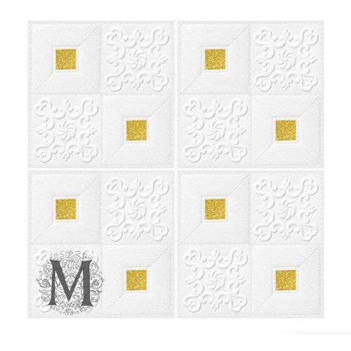 [BISA COD] Wallpaper Dinding Stiker Wallfoam 3D Sticker Dekorasi Kamar Rumah Murah Motif Batik-4