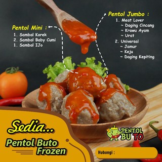 Pentol Buto Frozen / Pentol Frozen Bakso Daging Frozen ...