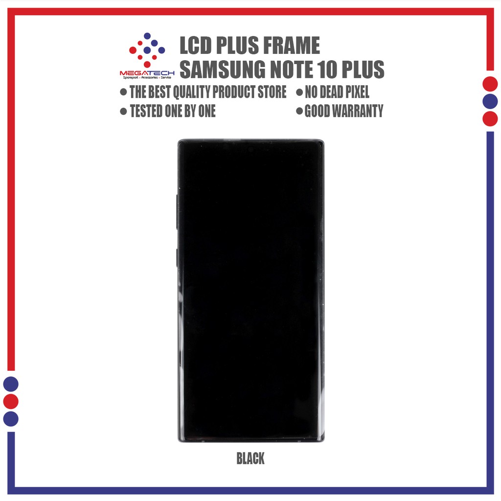 LCD Samsung Note 10 Plus Include Frame Fullset Touchscreen