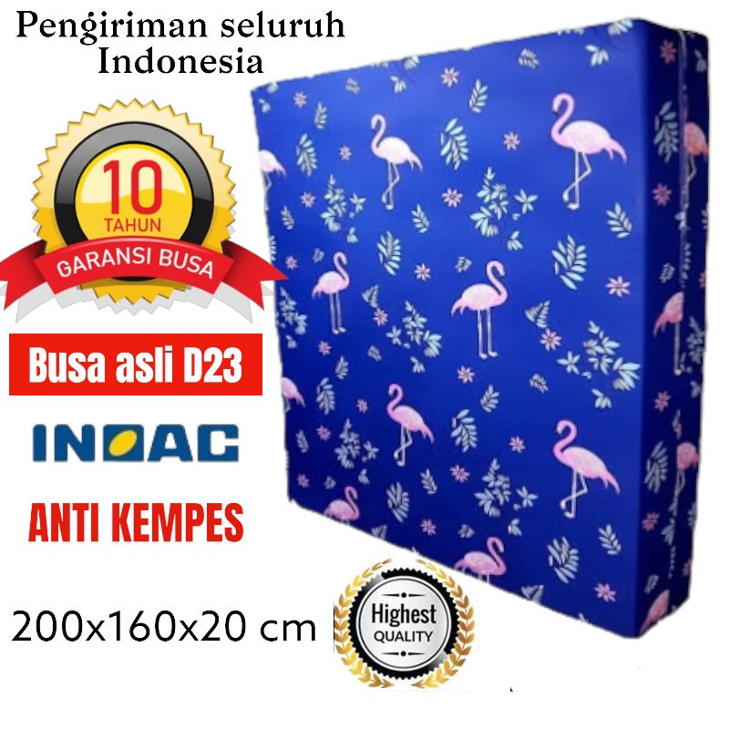 KASUR BUSA INOAC ORIGINAL NO 2 TIPE D23 UKURAN 200X160X20 CM GARANSI 10 TAHUN