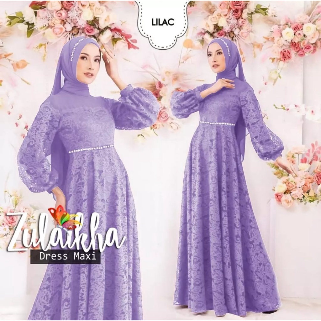 Fashion Muslim &gt; Pakaian Muslim Wanita &gt; Dress &gt; Gamis dewasa - gamis jumbo - gamis brokat