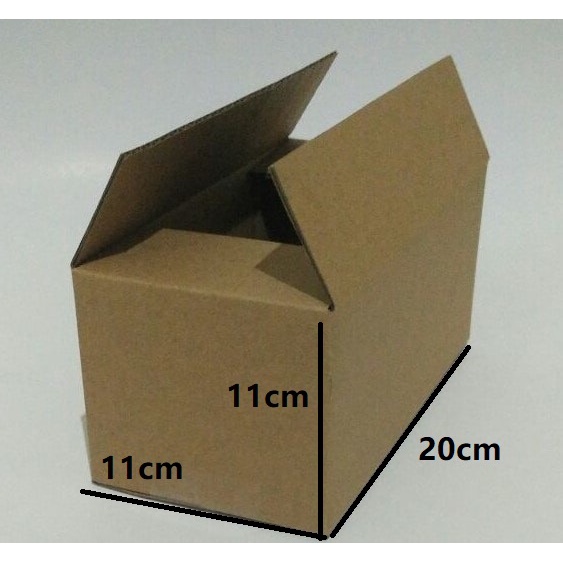 

Kardus Dus Kotak Box Packing Standard Polos Karton 20x11x11cm 5pcs