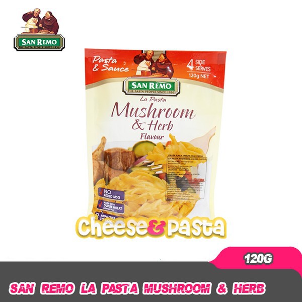 

San Remo La Pasta Mushroom and Herb 120 Gr