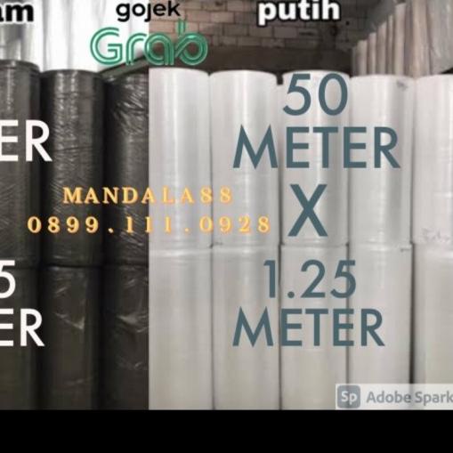 

➶ Bubble Wrap Bubble Warp 1.25Mtr x 50Mtr Plastik Bubble - Hitam, Kualitas STD ➲