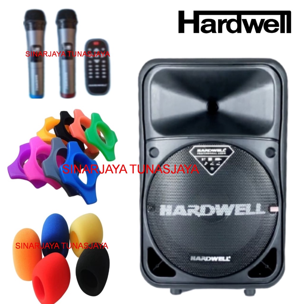 PAKET HEMAT SPEAKER MEETING PORTABLE POWERFULL 15 UHF HARDWELL ORIGINAL