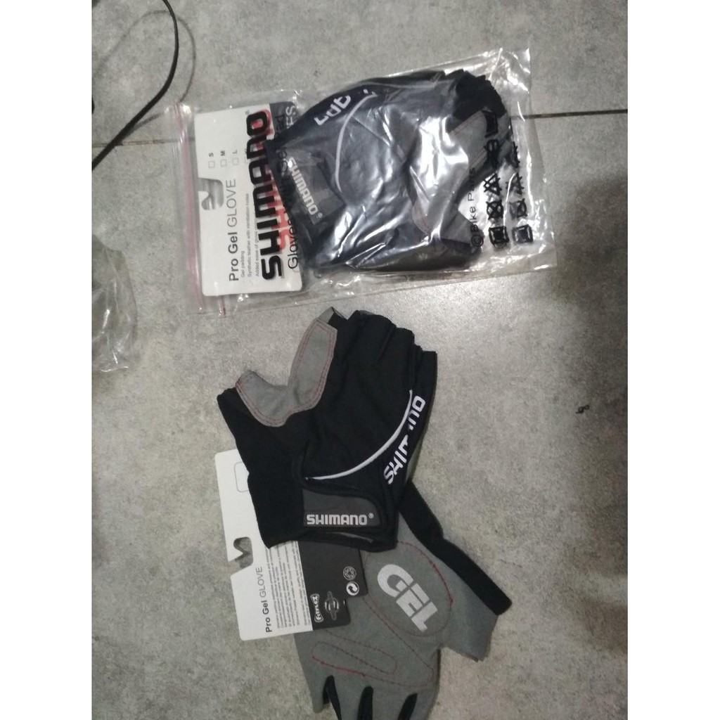 sarung tangan sepeda shimano gel