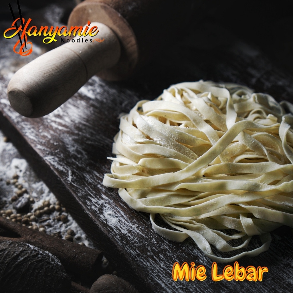 

LAKU Mie Lebar Mie Ayam Bakmi Mie Mentah Hanyamie Telur Ayam Isi 10 Pcs