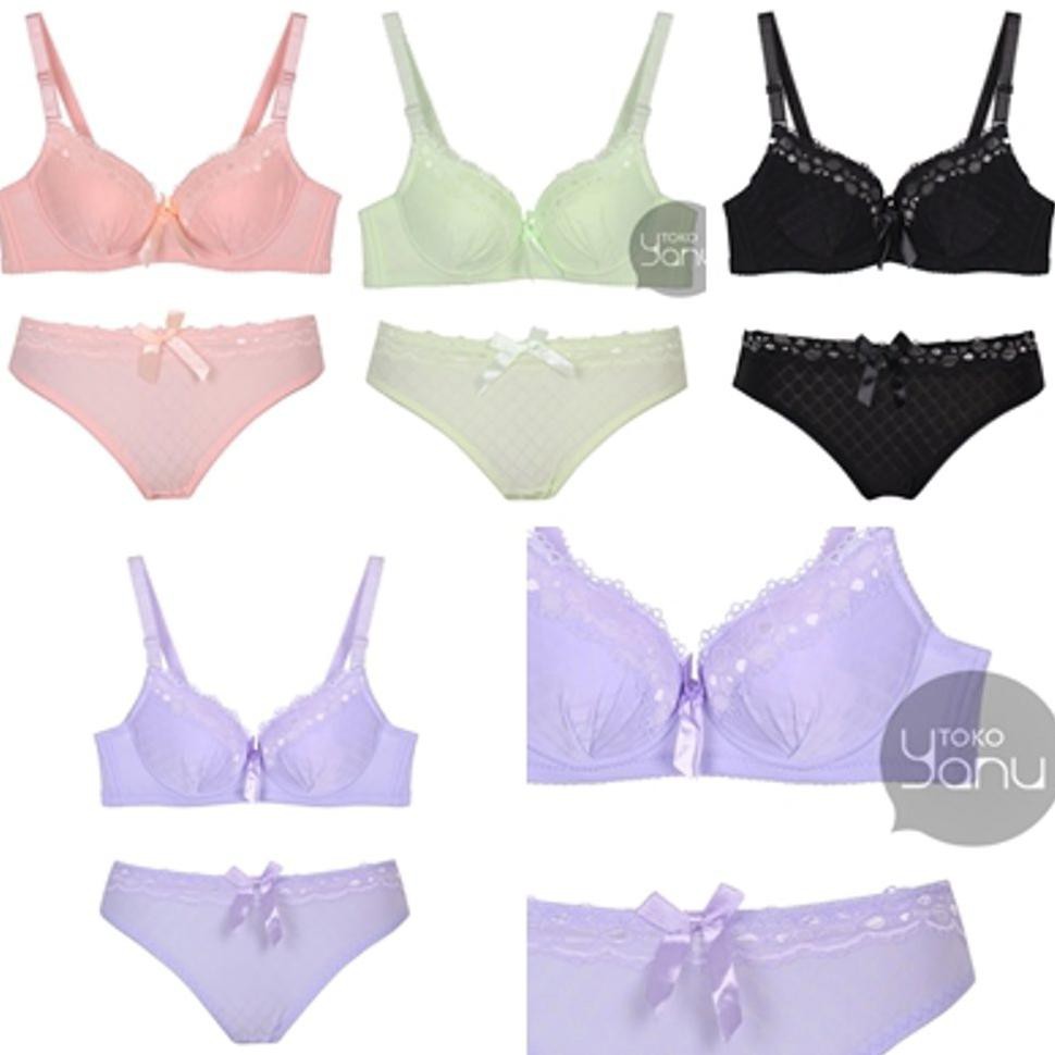 BRA SET  Setelan Push Up Bra Kawat Ziqifen 925  Dapat Bra dan CD