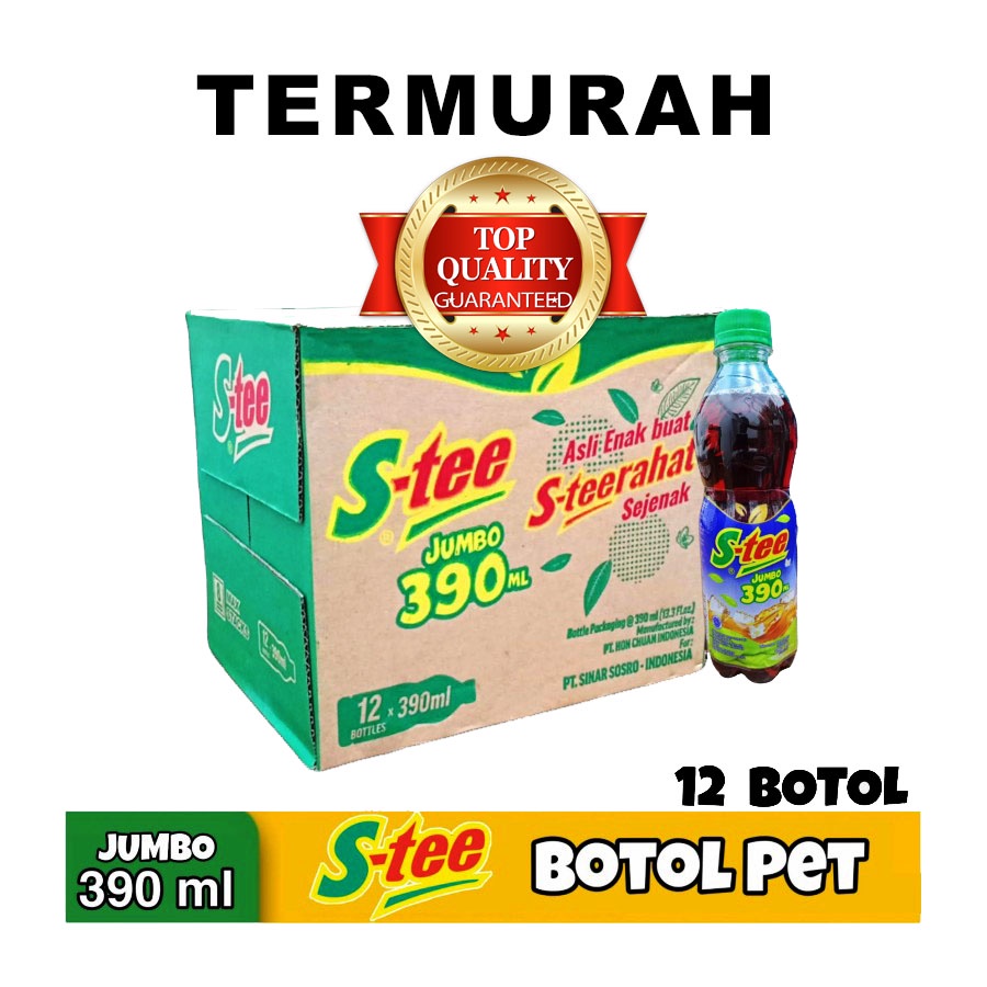 

Minuman teh S- tee botol 1 dus isi 12 X 380ml