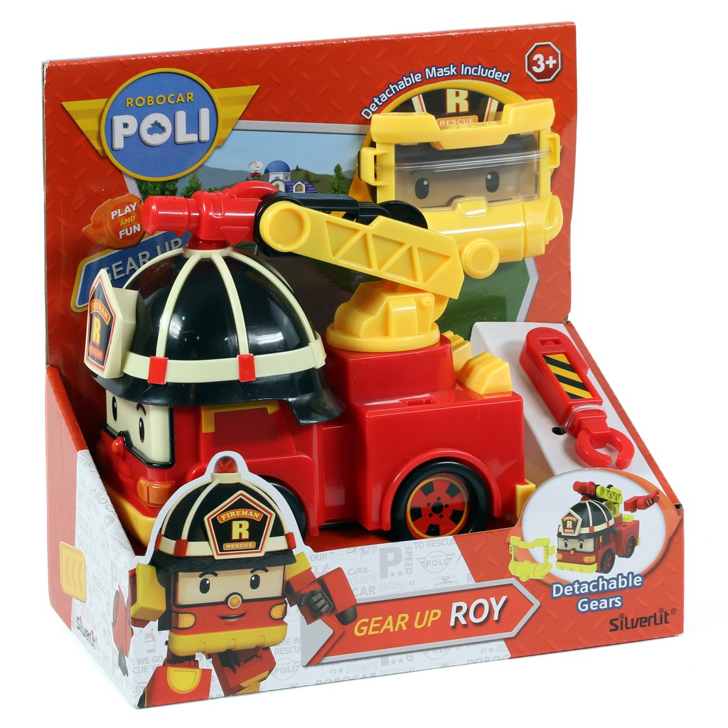 Robocar Poli 83394 Gear Up Roy Mainan Anak Original