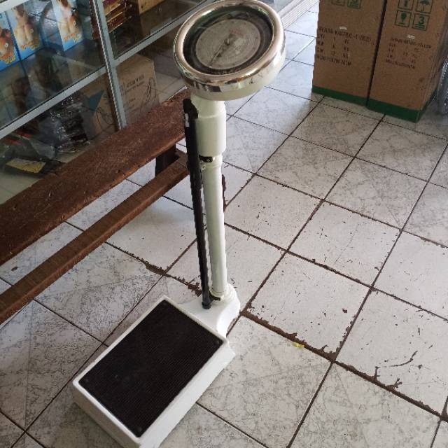 Timbangan Badan Berdiri plus ukur tinggi badan , Timbangan Smic ZT-120