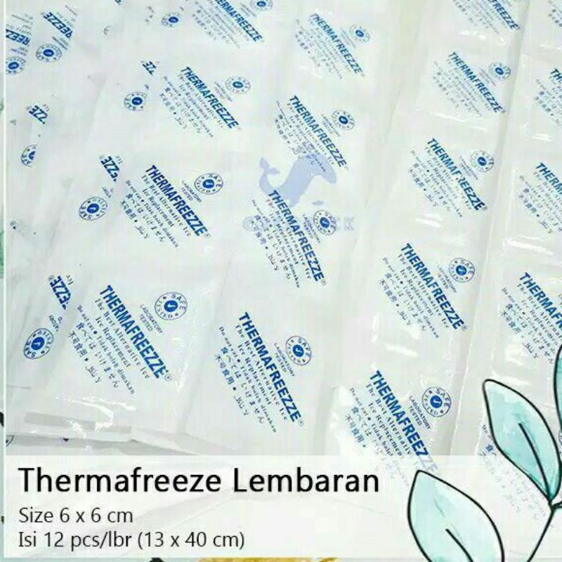 ice gel mini MERK THERMAFREEZE ice pack lembaran blue ice pack dry