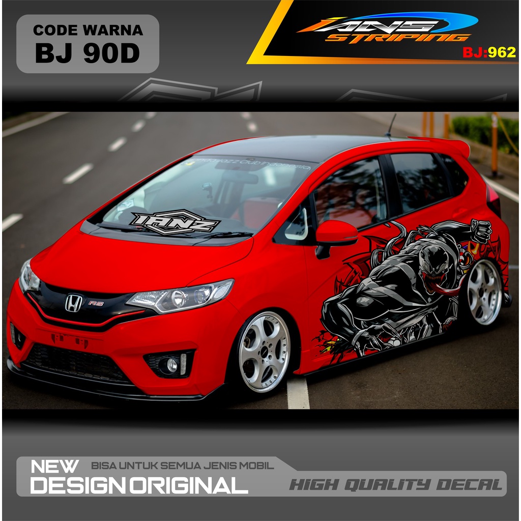 DECAL STIKER MOBIL JAZZ / STIKER MOBIL BRIO / DECAL STIKER MOBIL SWIFT / STIKER MOBIL TOYOTA / DECAL STICKER MOBIL / STIKER YARIS AYLA