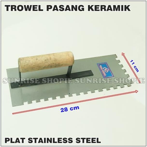 Trowel Keramik - Cetok Semen Untuk Pasang Lantai Granit | Star 