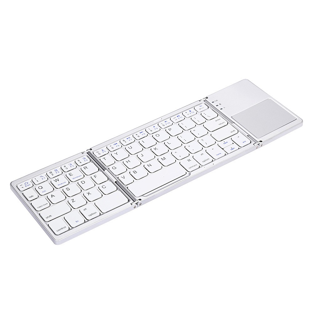 Foldable Wireless Keyboard 3 Layers With Touchpad - Keyboard Lipat B033