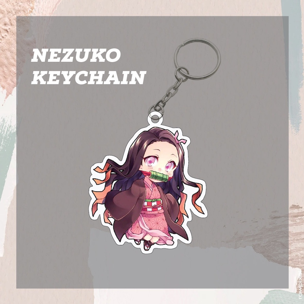 Gantungan Kunci Anime Demon Slayer I Keychain Anime Merchandise Akrilik Murah