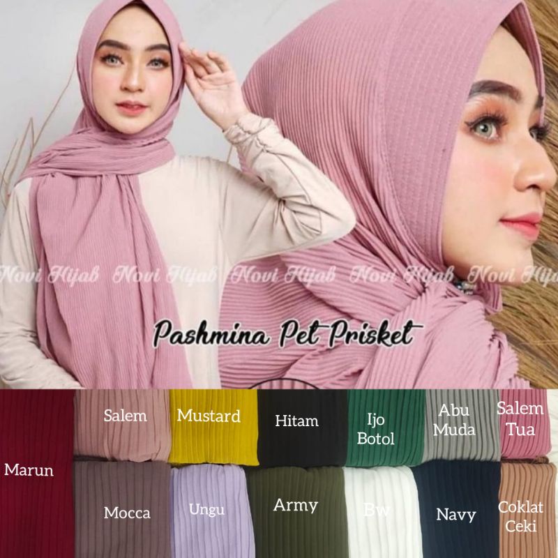 pasmina pet plisket