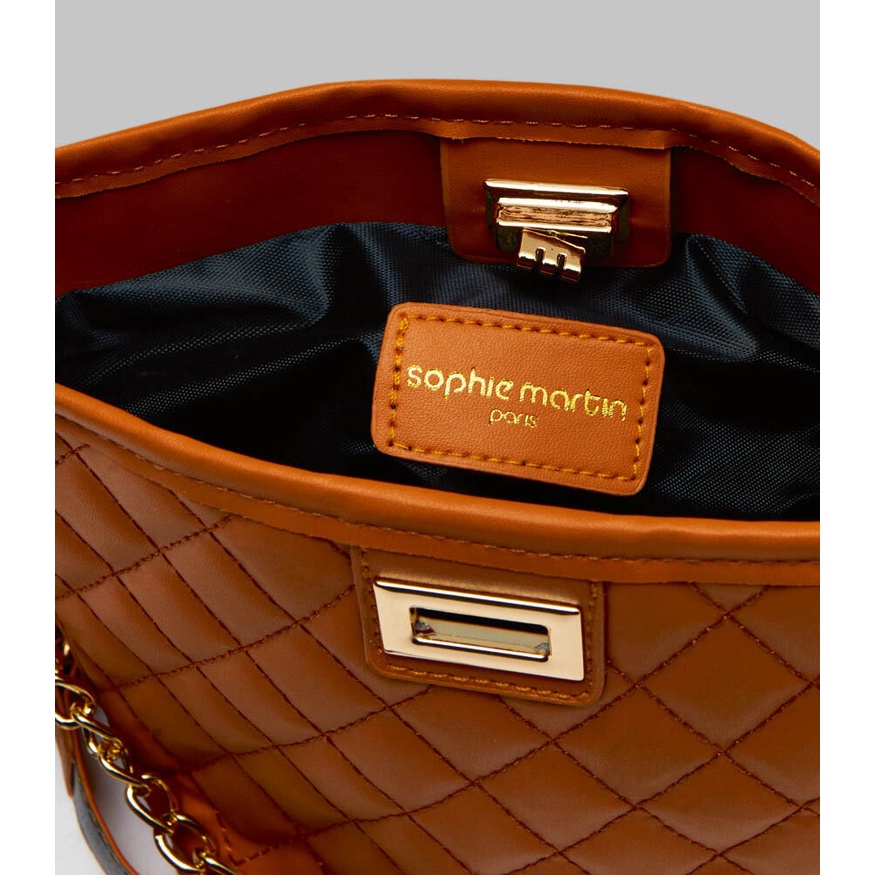 TAS SELEINA : BROWN / BLACK BY SOPHIE MARTIN