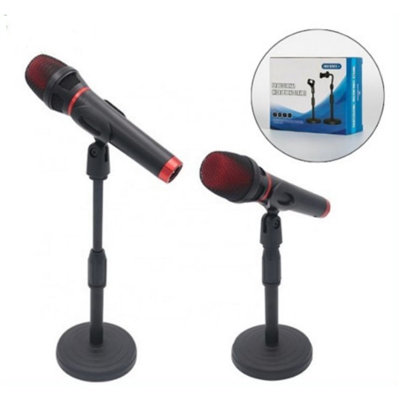 stand mic holder meja holder mikrofon penyangga mic