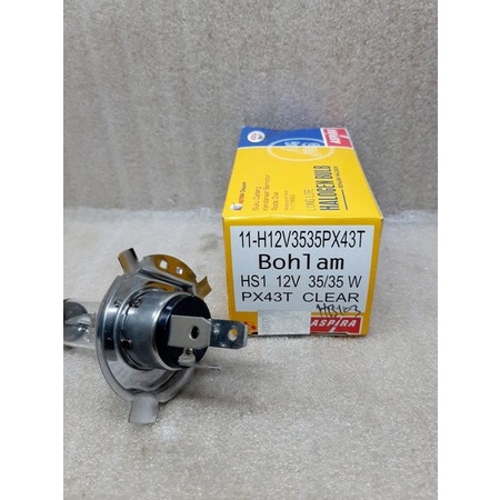 Bohlam Lampu Depan Motor Vixion Scoopy Satria Fu CB150R HS1 12v 35/35w