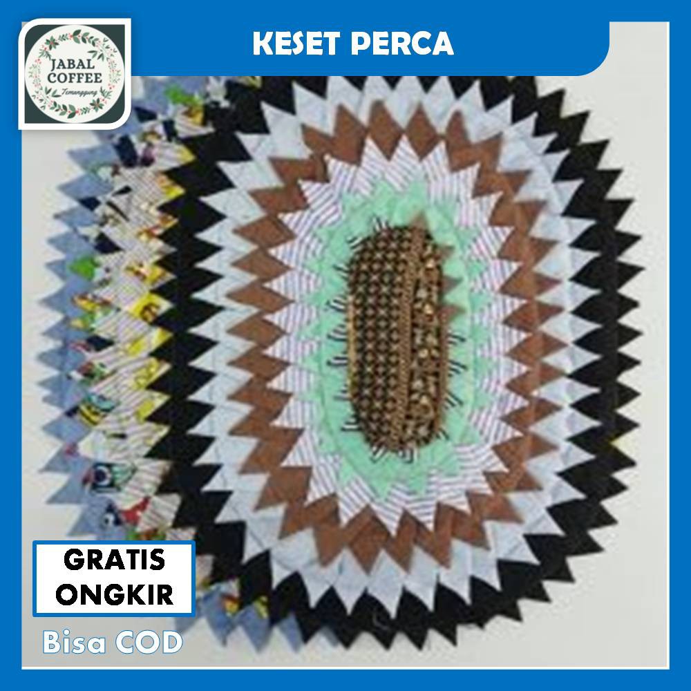 Keset Perca Besar Anti Slip / Keset Kain Perca Pincuk Besar / Keset Kain Perca Jumbo / Keset RumahJ4