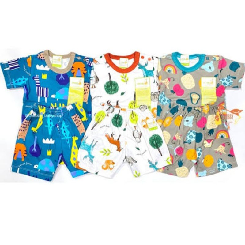 SETELAN PENDEK 3PSG Madagaskar Velvet Junior Size M-XXL Madagascar