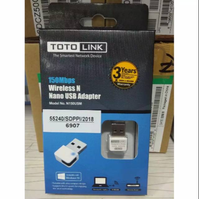 TOTOLINK N150USM Nano Wireless N USB Adapter 150Mbps