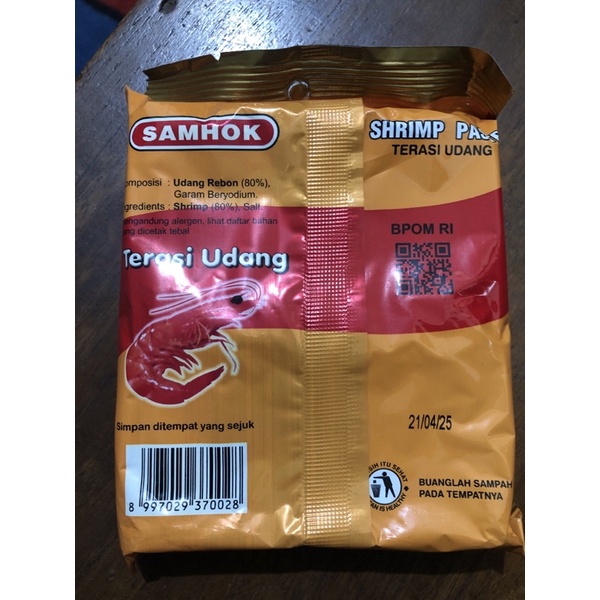 [Sachet] SAMHOK Terasi Udang 1 Pak isi 20 pcs