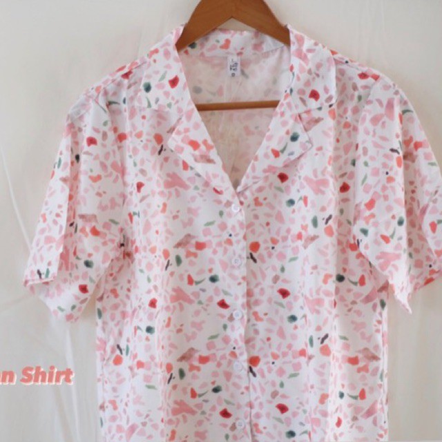 Jelly Bean shirt kemeja wanita polka