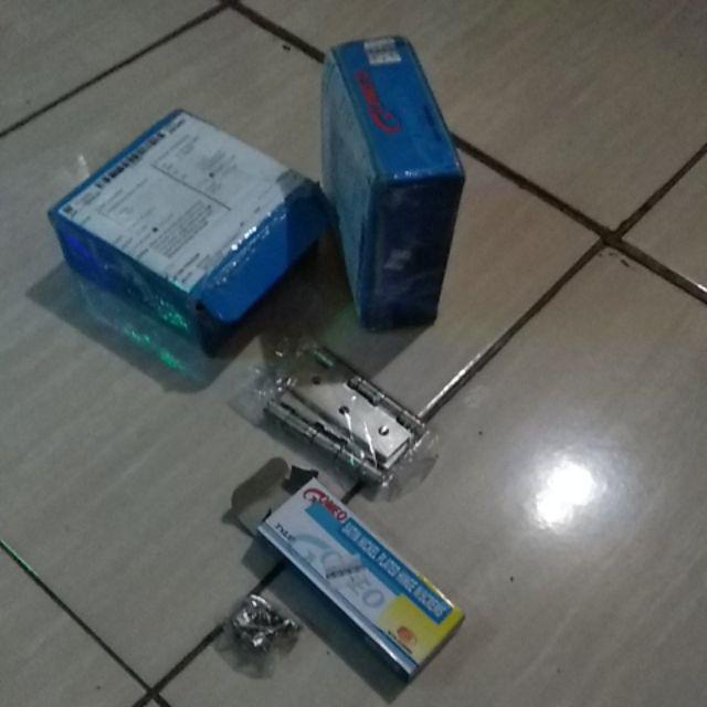 Engsel Pintu / Jendela 3 Inch Inci Gomeo 3 X 2.5 X 2.5 Mm Nickel