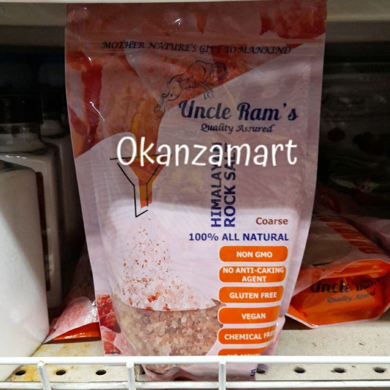 

Uncle Ram's Rams Himalayan Rock Salt Coarse/Fine 500gr