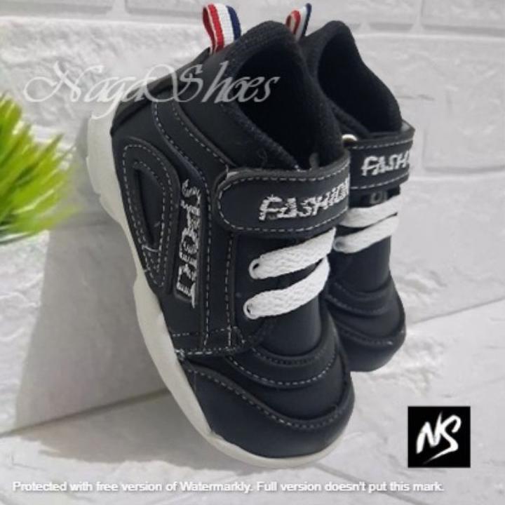 Paling Dicari.. NS01 Sneaker anak PUTIH&PINK/sepatu balita/sepatu anak cowok/sepatu anak 1 - 6 tahun