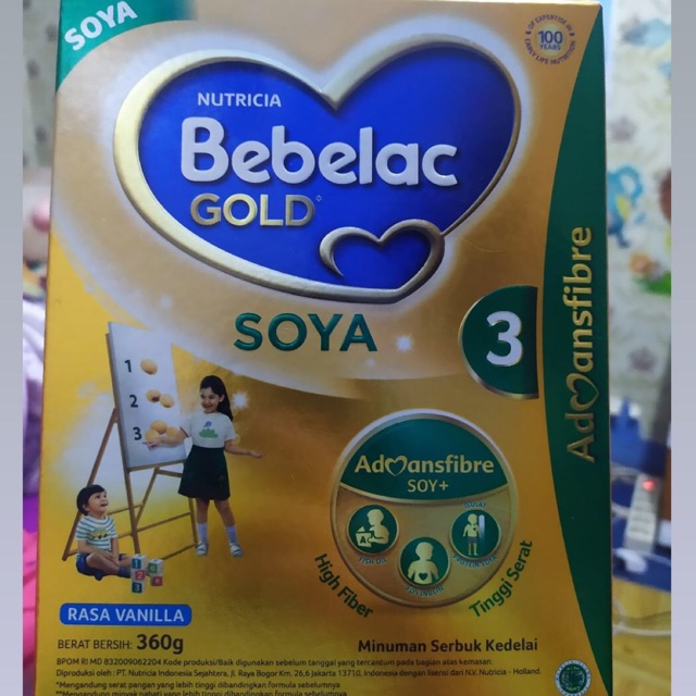 Bebelac gold soya 3 360gr