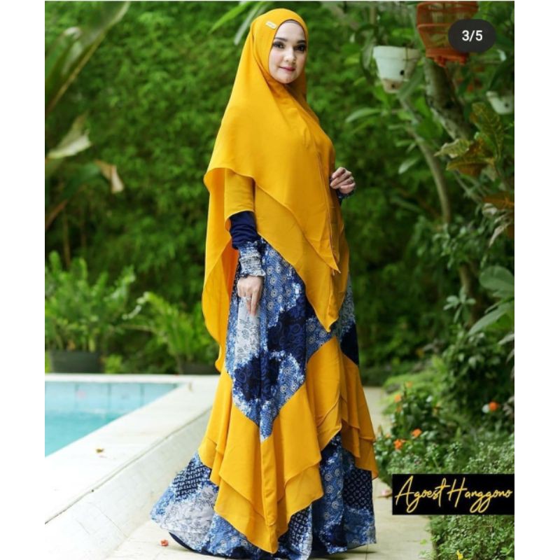 gamis syar'i agoest hanggono original terbaru