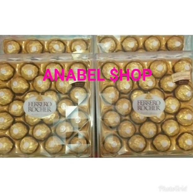 

CHOCOLATE FERERRO 24 ISI FERERO COKELAT COKLAT PCS FERRERO ROCHER DC51C1215