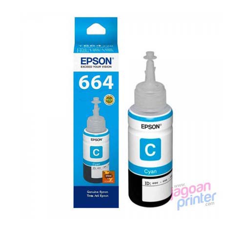 Tinta Printer Original Epson T6642 Cyan