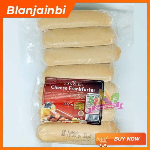 

Kanzler Cheese Frankfurter 1000gr Bandung