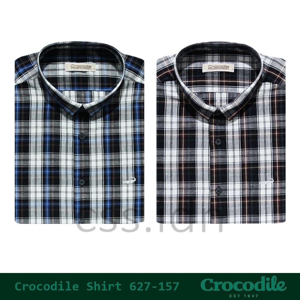 Kemeja Pria Slim Fit Lengan Pendek Crocodile 627-157