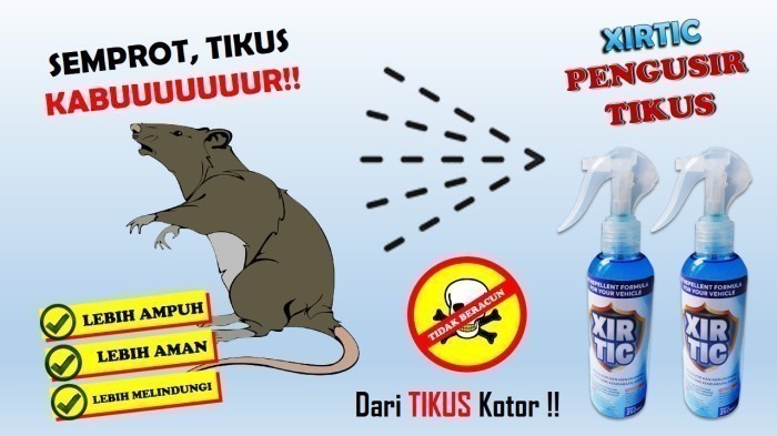 XIRTIC anti tikus kap mobil /pengusir tikus kap mobil / pengusir tikus