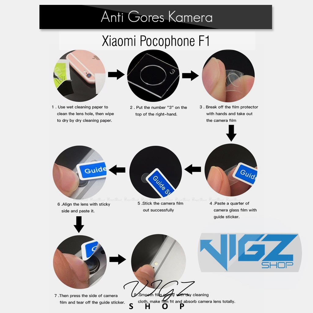 Anti Gores Kamera Xiaomi Pocophone F1 High Quality