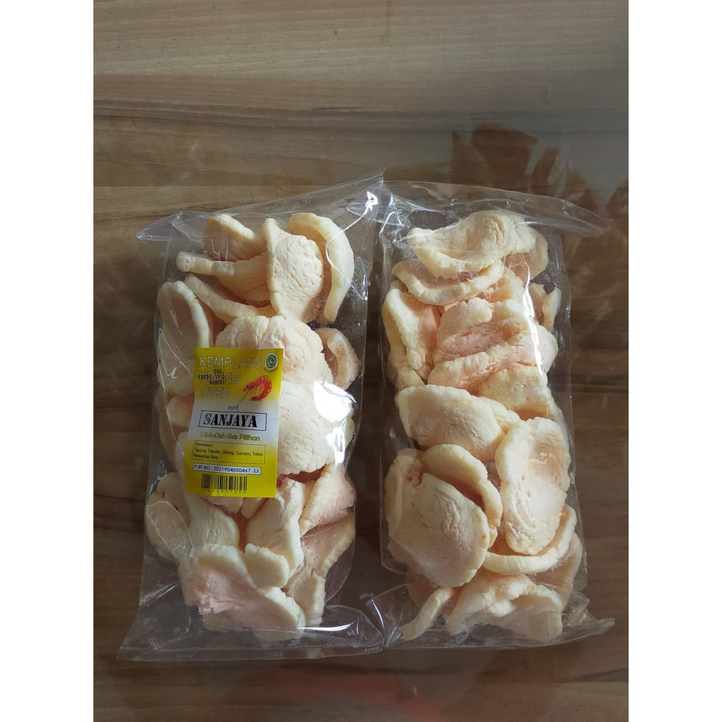 

Kemplang Oven Sanjaya Udang 200gr Asli Bangka / Kerupuk Bangka