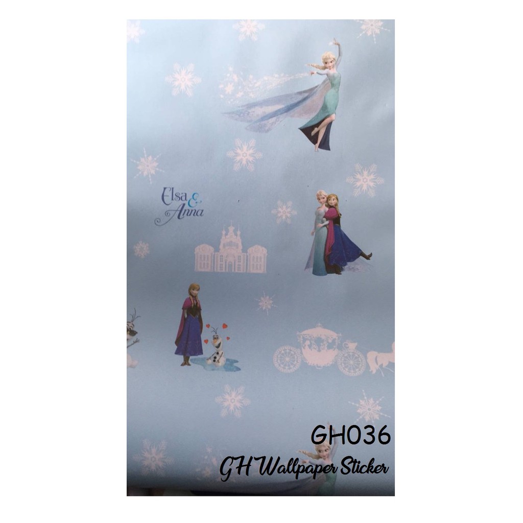 Wallpaper Dinding Murah Stiker Kamar Anak Frozen Best Seller 9 Meter Premium Quality Wallstiker