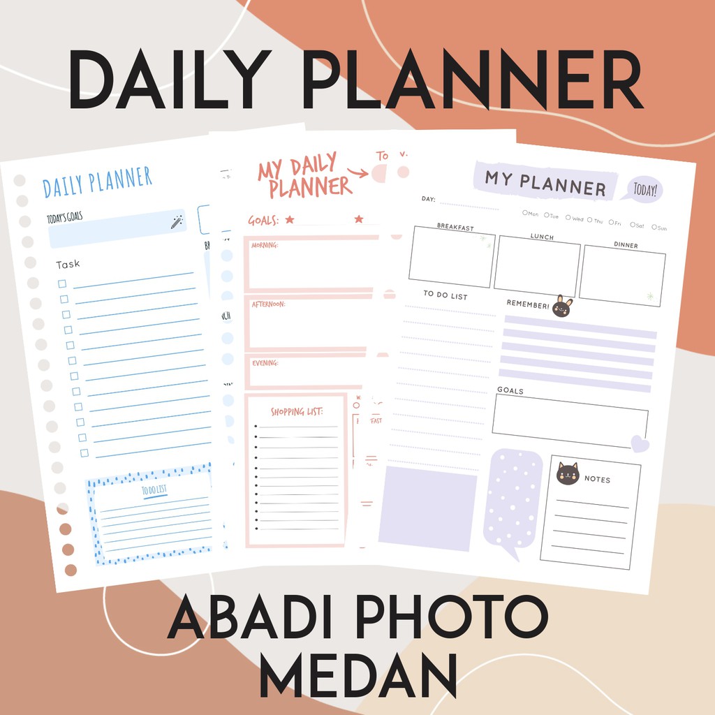 

Daily Planner - Study Planner - Binder Planner (A5 & B5)