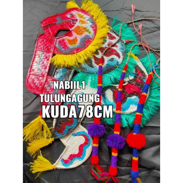 kuda lumping 78cm dan cambuk tari