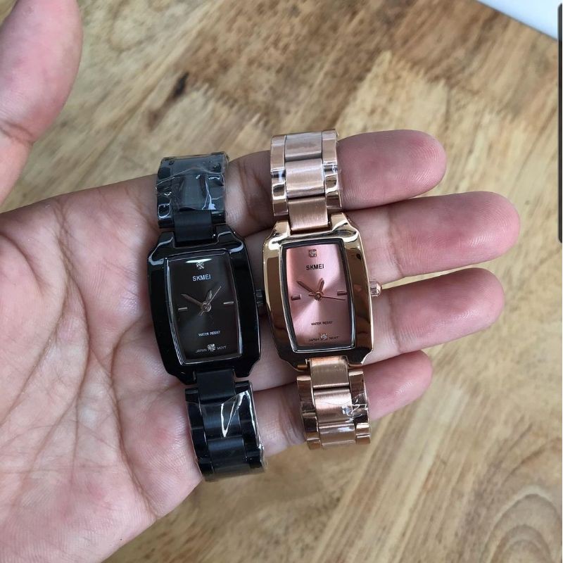 jam wanita elegan petak original