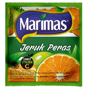 

Marimas Minuman Serbuk Instan Rasa Jeruk Peras Kemasan Sachet 7gr ( 1 Renceng = 10 Sachet )