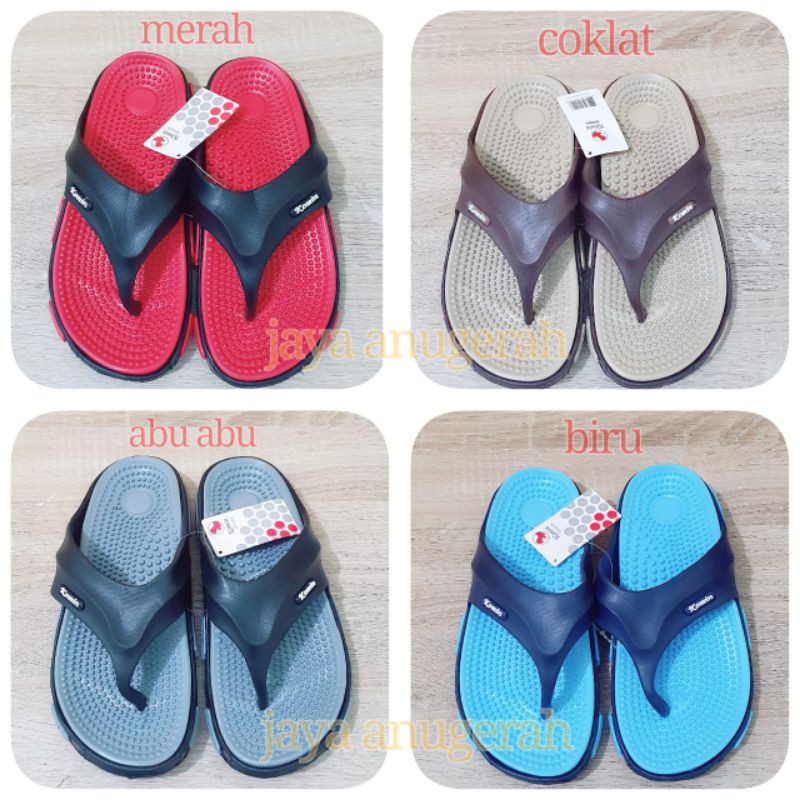 SANDAL JAPIT PRIA BAHAN KARET RINGAN KOMIN K1303