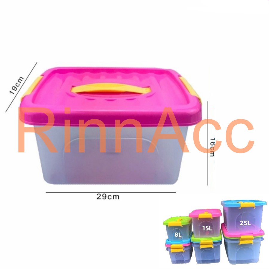 Container Box CB 8 Liter / Box Container Plastik Serbaguna / Keranjang Wadah Tempat Beras / Rice Box