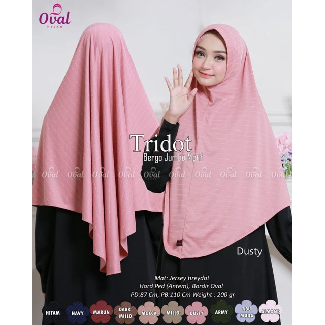 tridot bergo jumbo motif