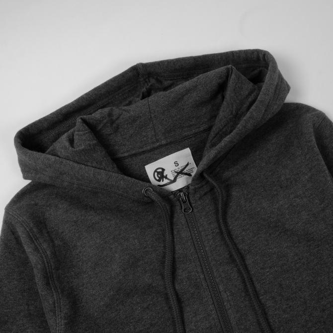 Promo Chmpn C9 Fleece Full Zipp Hoodie Dark Grey